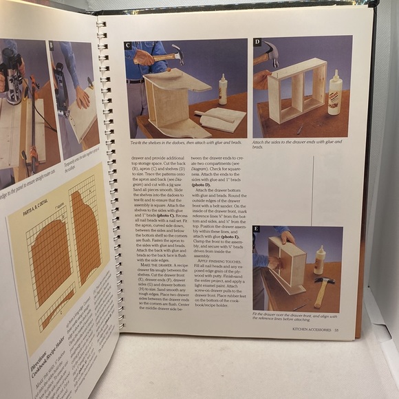 Kitchen Accessories Basic Wood Projects with Portable Power Tools Black & Decker - Picture 8 of 14